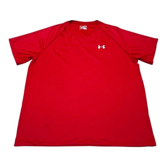 Under Armour Other - Under Armour Short Sleeve Shirt Red Size XL